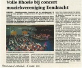 120316 Brummens Weekblad Volle Bhoele bij concert muziekvereniging Eendracht.jpg