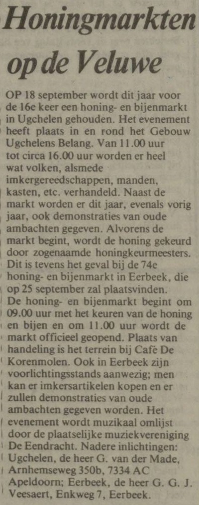 820914 Honingmarkten op de Veluwe (Nederlands Dagblad).jpg